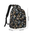 thumbnail image 2 of Uemuo Dogs Printed Student Durable Water-resistant Backpack,Travel Backpack,Outdoor Activities Backpack, Laptop Backpack, Multi-compartment Backpack, 2 of 5