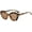 C3 Leopard Tea, variant on White Cat Eye Small Sunglasses Women Irregular Candy Color Sun Glasses Female Travel Sun Protection Eyewear