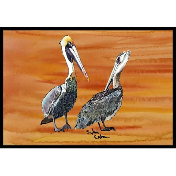 Carolines Treasures  Pelican Indoor Or Outdoor Mat - 18 x 27 in.