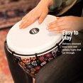 thumbnail image 2 of MEINL Alpine Synthetic Djembe 10 in. Day of the Dead, 2 of 6
