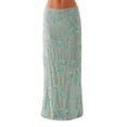 thumbnail image 1 of Falda larga SOOKABEILA con bordado floral de lentejuelas para mujer, 1 of 6