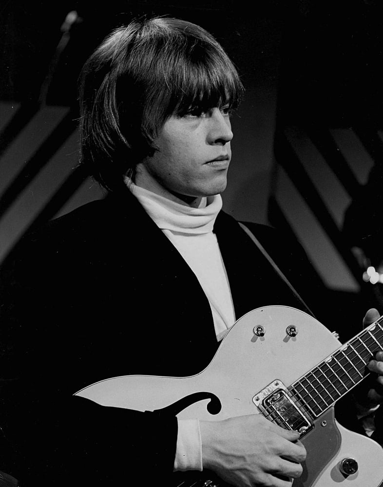 Brian Jones of the Rolling Stones performing on stage Photo Print (8 x 10)