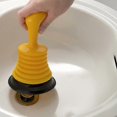 thumbnail image 5 of Powerful Mini Plunger Drain For All Drainage Types Pipe Unblocker (yellow) (1pcs), 5 of 5