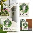 thumbnail image 2 of Floral Digital Print Linen Garden Flags – Spring Yard With Botanical Designs For Outdoor Patio Fence Or Celebration Christmas Banners Front Porch Outdoor Pennant Flags on A String Heavy Duty Wall Flag, 2 of 4