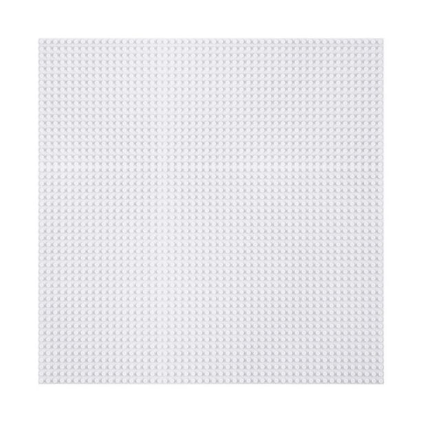 Tablero Bloques Construcción 50x50 Pernos No Tóxico para La () Blanco