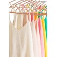thumbnail image 6 of Zenana Women's Adjustable Spaghetti Strap V-Neck Chiffon Camisole Flowy Tank Top Blouse, 6 of 6
