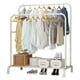 thumbnail image 1 of Rack Armable para Ropa Organizador Closet para Hogar con Doble Guardaropa Color Blanco Practiksa Rack Doble Blanco, 1 of 5