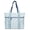 Blue mixture, variant on Water Resistant Nylon Tote Bag for Women, Travel Shoulder Bag Handbag With Zipper