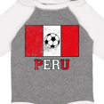 thumbnail image 4 of Inktastic Peruvian Soccer Boys or Girls Long Sleeve Baby Bodysuit, 4 of 5