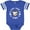 Football Blue and White, variant on Inktastic Live Love Cows Boys or Girls Baby Bodysuit