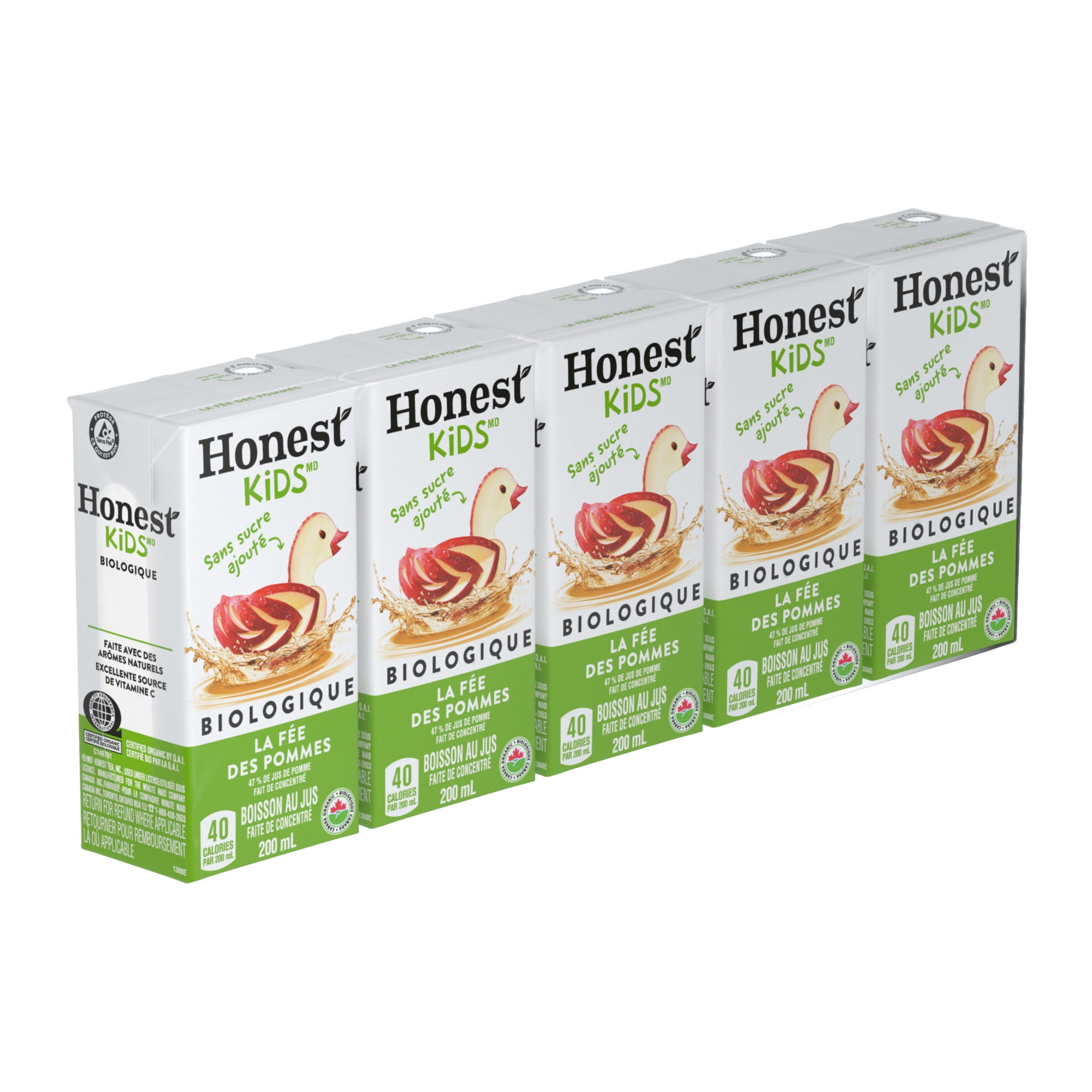 Honest Kids Apple Juice Boxes 5x200ml