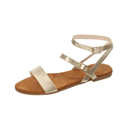 

Sentuca Summer Ladies Sandals Casual Footwear Solid Color Women s Casual Flip-Flops Sandals