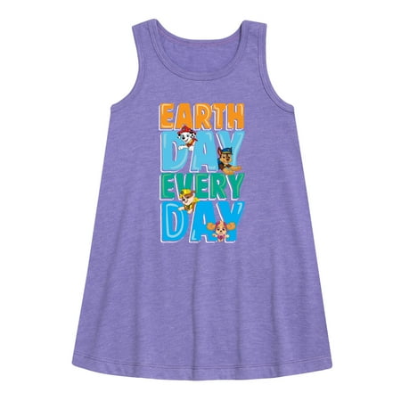 

Paw Patrol - Earth Every Day - Toddler and Youth Girls A-line Dress