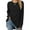 Black, variant on fatyb Women's Fall Winter Tunic Tops Basic Knit Long Sleeve Soft Sweater Lightweight Pullover Shirts