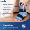 thumbnail image 3 of Envoltura de hielo REVIX Ankle para aliviar el dolor de pie, 3 of 9