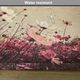 thumbnail image 6 of Ambesonne Summer Place Mats Set of 4, Garden Flowers Poppies, Standard Size, Pale Pink Khaki and Pink, 6 of 6