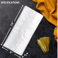 thumbnail image 2 of Bread Bags with Ties Reusable Bread Bags for Homemade Bread Gift Giving, and Bakery Owners, Storage Bread Loaf Bags. （Clear 100pcs）, 2 of 5