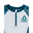 thumbnail image 2 of Reebok Toddler Boys Long Sleeve Rashguard and Swim Trunks Set with UPF 50+, 2-Piece, Sizes 2T-5T, 2 of 3