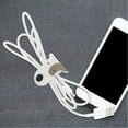 thumbnail image 3 of WHAMVOX 2 Pcs Cord Management Wire Winder Ties Earphone Cord Organizer 10*4cm, 3 of 8