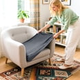 thumbnail image 3 of Stretch Sofa Seat Cushion Cover Couch Covers Furniture Protector (Armchair, Dark Gray), 3 of 7