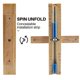 thumbnail image 5 of 15-Minute Rotating Sand Timer for Sauna & Wall, Blue Hourglass with 15-Min Countdown, 5 of 5