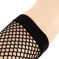 thumbnail image 2 of 2 Paires de Gants Longs Sans Doigts en Résille Néon Mode pour Fête, Sexy, Beaux, Rose, 2 of 9