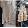 thumbnail image 2 of Sacs de Rangement en Filet Suspendus 5 Sacs à Oignons Sacs en Filet à Ail Sacs à Pommes de Terre Grands Sacs de Rangement en Filet Réutilisables Sacs à Fruits et Légumes, 2 of 5