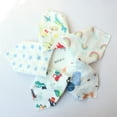 thumbnail image 5 of Organic Baby Bandana Drool Bibs - Bandana Bibs for Boys, Girls - Super Absorbent Bandana Drool Bibs - Teething Bibs - Organic Cotton Baby Bibs for Infant, 5 of 7