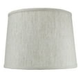thumbnail image 2 of Textured Oatmeal Drum Shade 12x14x10, 2 of 3