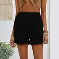 thumbnail image 2 of Ketyyh-chn99 Womens Shorts Beach Shorts for Women High Waist Shorts Casual with Pocket Black,S, 2 of 5