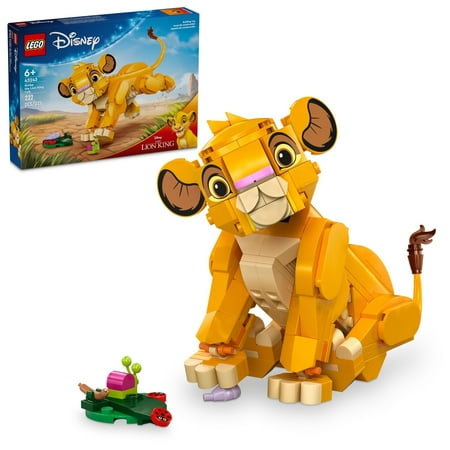 Lego Disney Simba The Lion King Buildable Toy For Kids, - Fun Birthday Gift For Ages 6+ - 43243