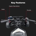 thumbnail image 6 of Zyliathor 212cc 4-Stroke Gas Off-Road Kart, Hydraulic Disc Brake, 6" Tires, 4-Shock Suspension — Off-Road Only, 6 of 10