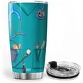 thumbnail image 3 of Nurse Nutrition Facts Tumbler Stainless Steel Coffee Cup 20oz Nursing Gifts For Nurses Students Coworkers Insulated Mug Medical Healthcare Worker Appreciation Gift For Her, 3 of 6