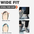 thumbnail image 3 of Steel Toe Cap Trainers Safety Trainers Men Women Safety Shoes Breathable Puncture Proof Comfortable Work Trainers Lightweight, 3 of 8