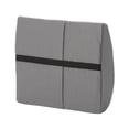 thumbnail image 4 of Almohada de soporte lumbar DMI Elite para silla, 14 x 13 x 5 pulgadas, gris, 4 of 9