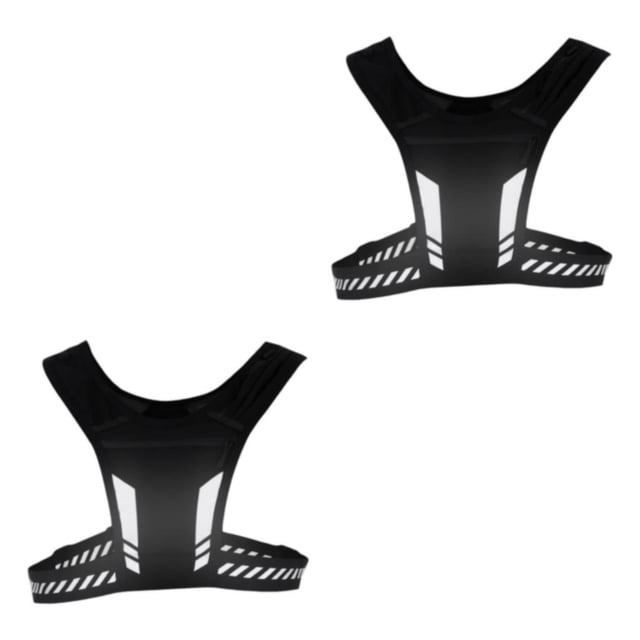 Yuarrent Chaleco reflectante para correr con bolsillo para teléfono Ligero para hombres Correr Senderismo Tipo 1 2piezas