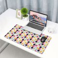 thumbnail image 6 of Kdxio Polka Dot Print Large Gaming Mouse Pad,Non-Slip Base,Water Resist Keyboard Pad for Gamer,Office & Home,29.5 x 15.8 in, 6 of 9
