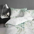 thumbnail image 4 of Eucalyptus Leaves Full Size Comforter Set, Sage Green Fruit Soft Bedding for All Seasons, 4 Pcs Bed Set with 1Comforter (86"x86") ,1 Sheet(80"x116"), 2 Pillowcases (19"x29"), 4 of 7