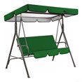 thumbnail image 1 of Garden Swing Canopy Seats Replacement Set 3 Seats Covers + Swing Canopy Cover, 1 of 10