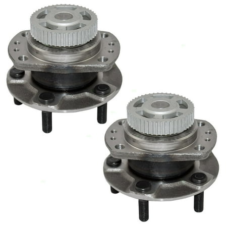Plymouth Voyager Front Hub Bearing (Pair of Rear Wheel Hub Bearings Replacement for Chrysler Town & Country Dodge Caravan Plymouth Voyager Van)