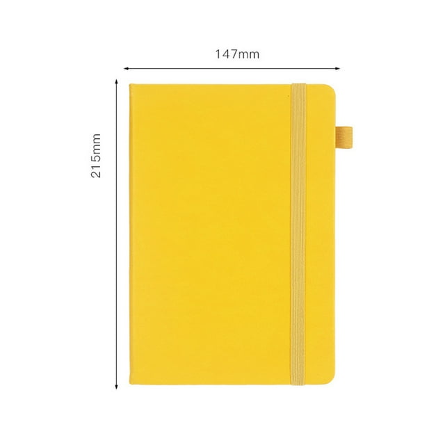 Study Office Supplies Color A5 Notebook Diary 100 Sheets 200 Pages Beige Daolin Paper