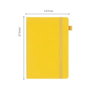 TIMIFIS A Notebook Study Office Supplies Color A5 Notebook Diary 100 Sheets 200 Pages Beige Daolin Paper Diary Notebook