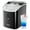 SLIM17-Black, variant on Ice Maker Countertop, Silonn Chewable Pellet Ice Machine with Self-Cleanin Function, 33lbs/24H Portable Ice Makers for Home Kitchen Officce, Black