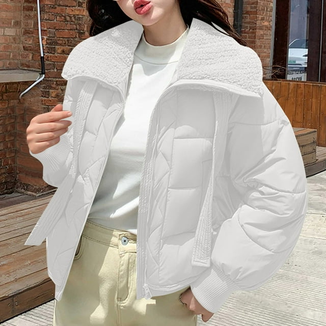 RKSTN Veste en Coton pour Femmes Veste Décontractée à Manches Longues à Capuche Manteaux d'Hiver pour Femmes