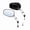Gloss Black, variant on Motorcycle 8mm Rearview Side Mirrors For Harley Sportster Touring Dyna Street Bob FXDB Fat Bob FXDF Fatboy