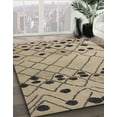 thumbnail image 2 of Ahgly Company Indoor Rectangle Abstract Brown Sugar Brown Area Rugs, 2' x 5', 2 of 2