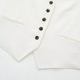 thumbnail image 5 of Womens Linen Blazer Vest Dressy Casual Crop Suit Vest Sleeveless Trendy Waistcoat Tops Business Work Office Clothes White, S, 5 of 7
