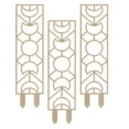 thumbnail image 4 of 3x Enrejado De Jardín De Madera Enrejado De Plantas Pequeñas Para Plantas En Maceta Geometría Sunnimix Enrejado de soporte, 4 of 8