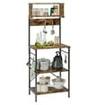 Bestier Industrial 60 inch 5 Tier Kitchen Baker's Rack with Hooks