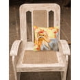 thumbnail image 2 of Carolines Treasures BB9946PW1818 Yorkshire Terrier Fall Fabric Decorative Pillow  18H x18W multicolor, 2 of 2